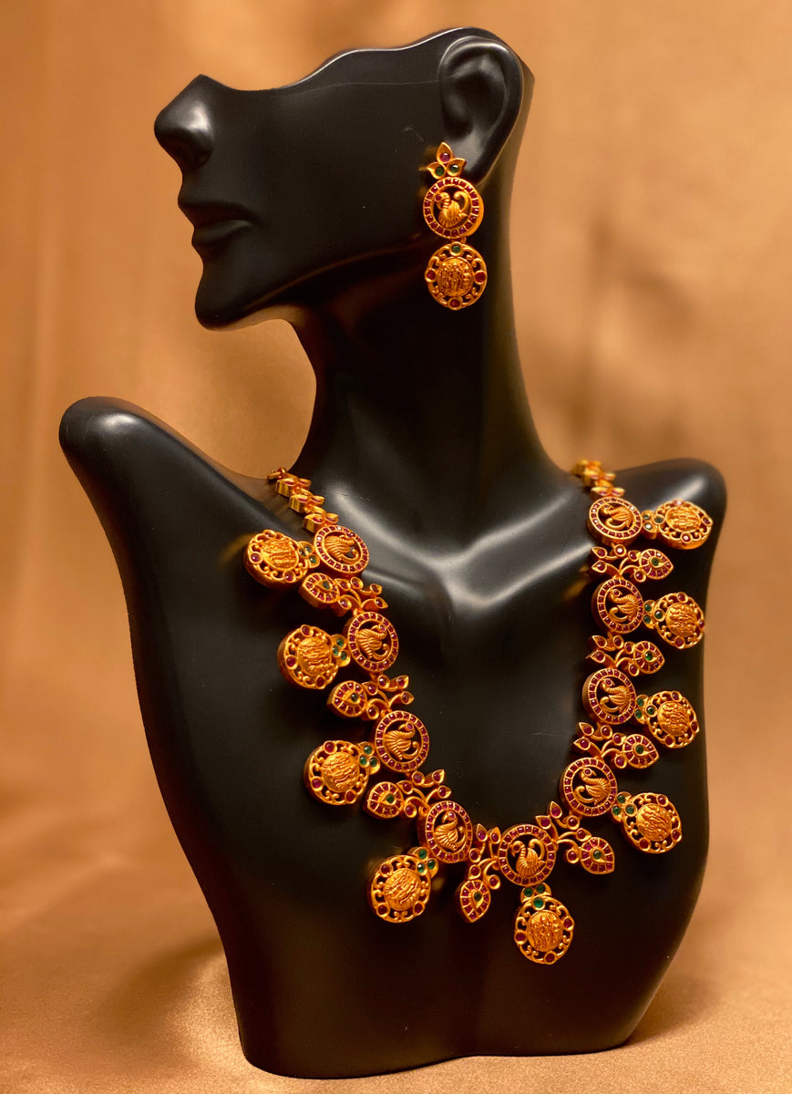 Temple Jewelry set Krishna Fashion House